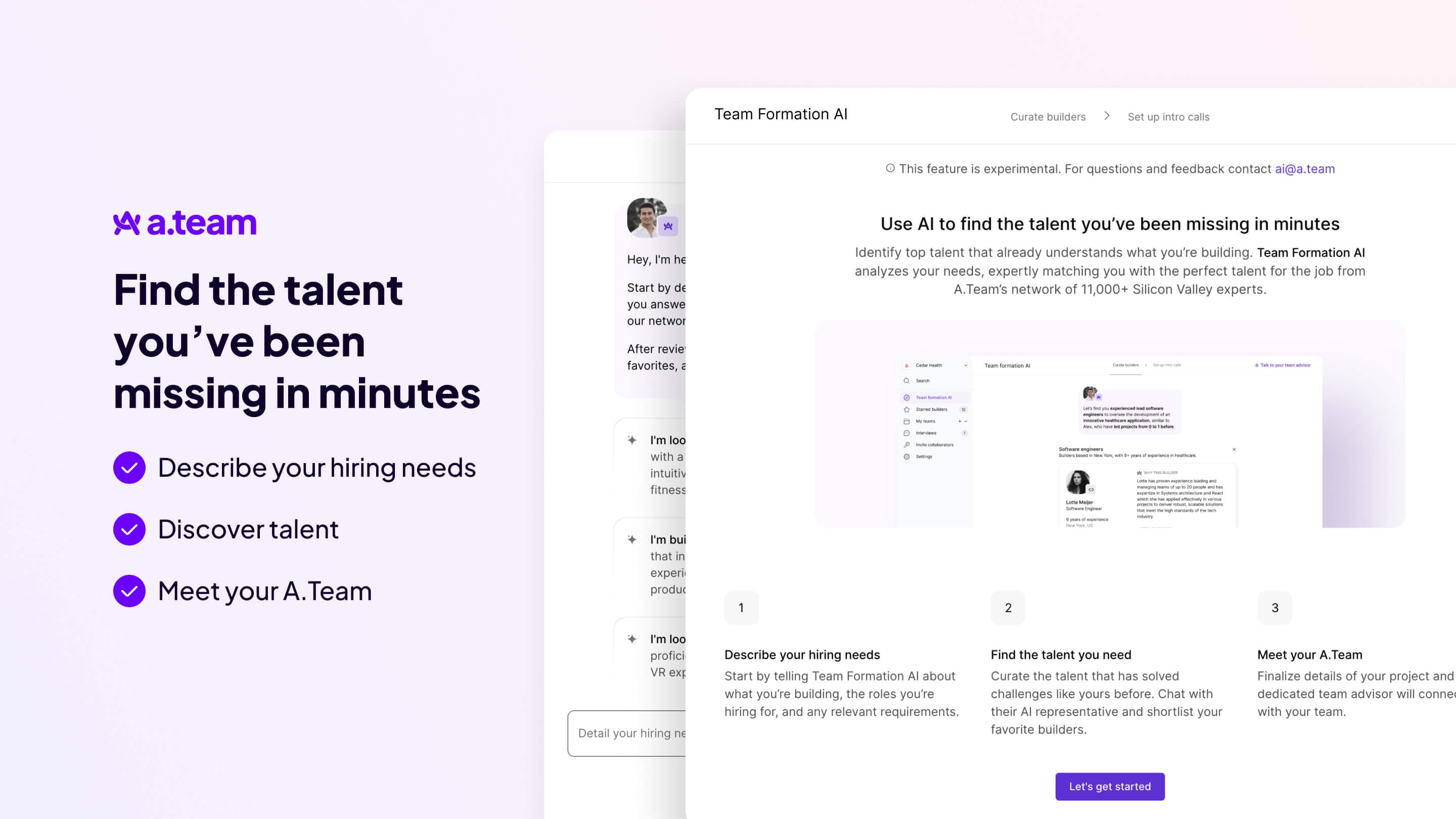 Introducing Team Formation AI: Find the Talent You’ve Been Missing in Minutes
